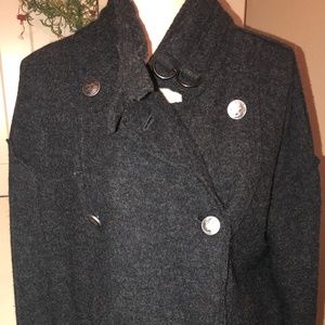 Free people double breasted wool jacket